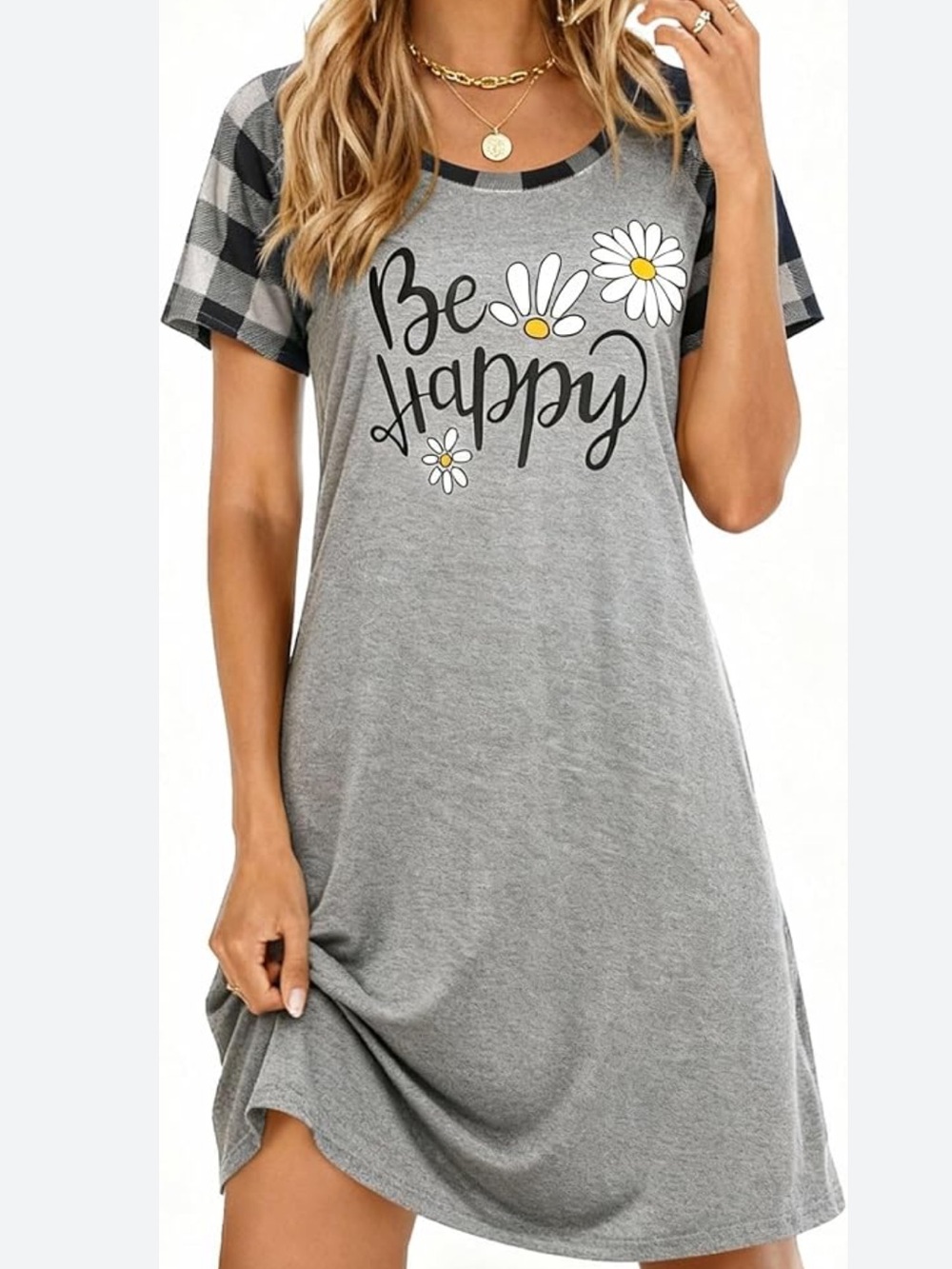 Amazon Bee Happy Night Gown Size Small